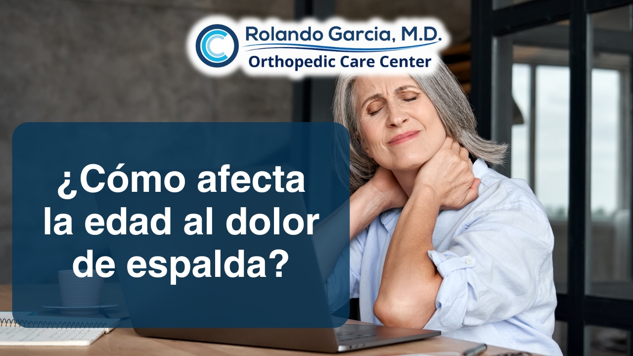 ¿Cómo afecta la edad al dolor de espalda?