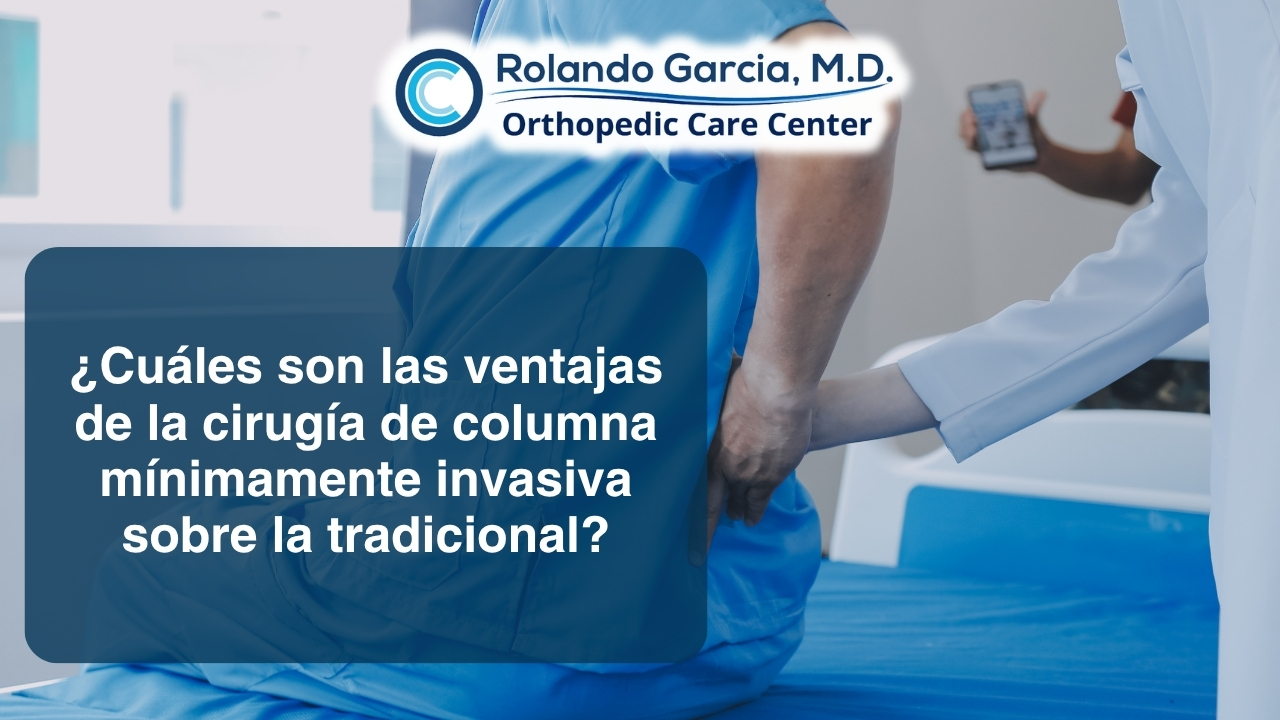 ¿Cuáles son las ventajas de la cirugía de columna mínimamente invasiva sobre la tradicional?