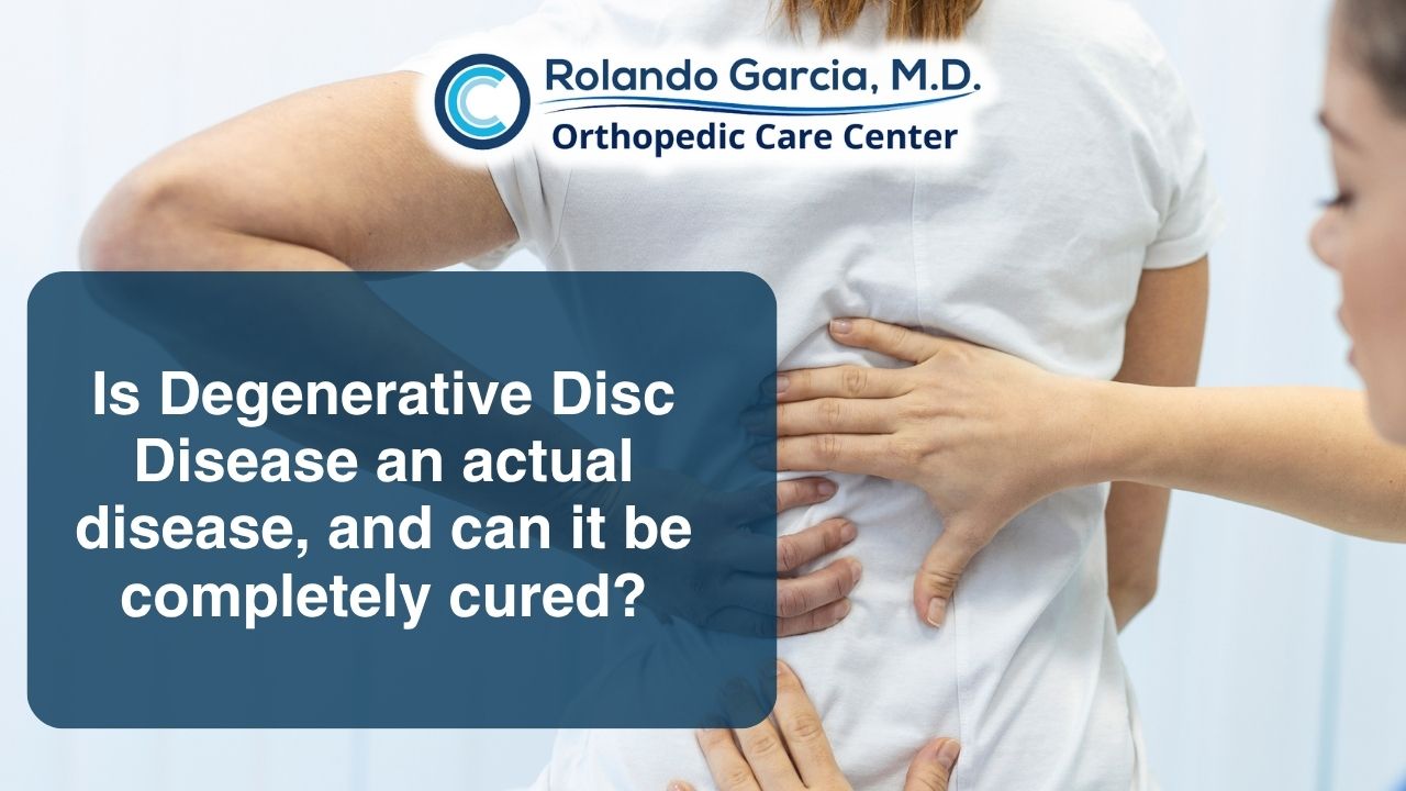 Is Degenerative Disc Disease an actual disease, and can it be completely cured?
